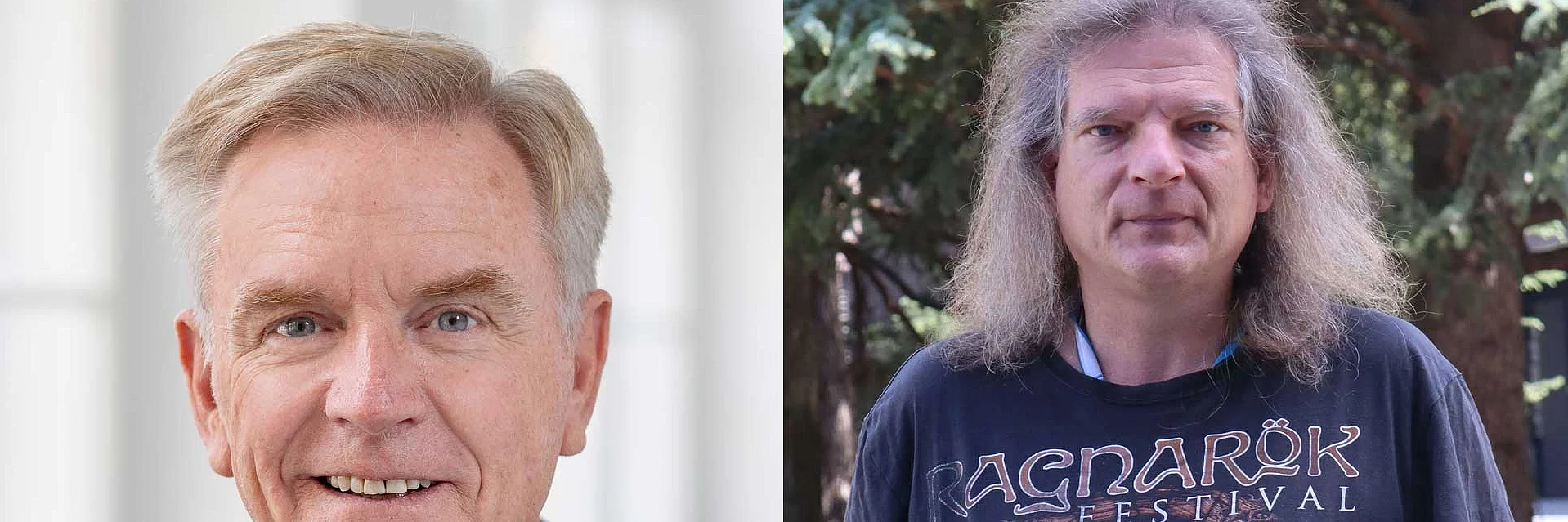 On the right side is professor Trinity, on the left side professor Herkersdorf