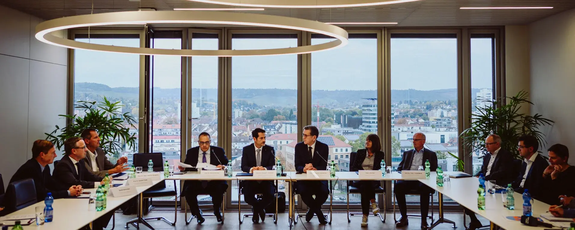 Pressekonferenz mit dem Präsidenten der TUM, der Dieter Schwarz Stiftung und den Geschäftsführern des TUM Campus Heilbronn