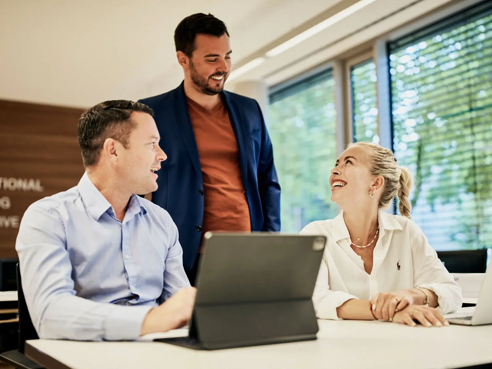 Business team working at office